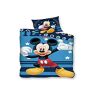 AYMAX S.P.R.L. Mickey Mouse Juego de Cama Infantil (140 x 200 cm, Funda de Almohada de 65 x 65 cm, 100% aluminium), diseño de Mickey Mouse