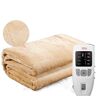 VIPAVA elektrische dekens Oversized Electric Heating Pad Smart Constant Temperature Warm Heating Blanket Winter Heating Pad (Color : Beige, Size : 180 * 150cm)