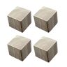 SATUSA 5cm Meubellift Meubelverhogers voor Slaapbank en Garderobe Meubels Benen Meubelverhoger Houten Meubels Lifter Set van 4 (6x6cm)