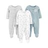 Simple Joys by Carter's Baby 3-Pack Neutraal Slaap en Speel Peuter Sleepers, Llamas/Regenbogen/Beer, Voortijdig