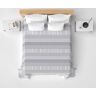 HomeLife Sprei voor tweepersoonsbed, katoen, gemaakt in Italië [260 x 280]   lichte katoenen deken voor tweepersoonsbed   ademend dekbedovertrek voor tweepersoonsbed   grijs