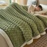 SHAIRMB Flannel Blanket, Sofa Cuddly Blanket, Fluffy Warm Cosy Reversible Blanket, Thick Sofa Blanket for Sofa Bed, Warm Couch Blanket Blankets Microfibre Sofa Blanket, Wool Blanket,B,200x230cm