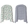 FunnyBunny NIEUW PREMIUM VELVET babynestje cocon babynest knuffelnest SAMT (Animal Forest White/Grey)