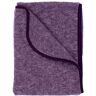 Cosilana , Fleece decken, 60% biologische wol, 40% biologische katoen (violet melange)