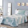 VIALMAN Sofia 21 lichte sprei voor tweepersoonsbed 135 cm, sprei voor 135 cm, sprei 230 x 270 cm, blauw