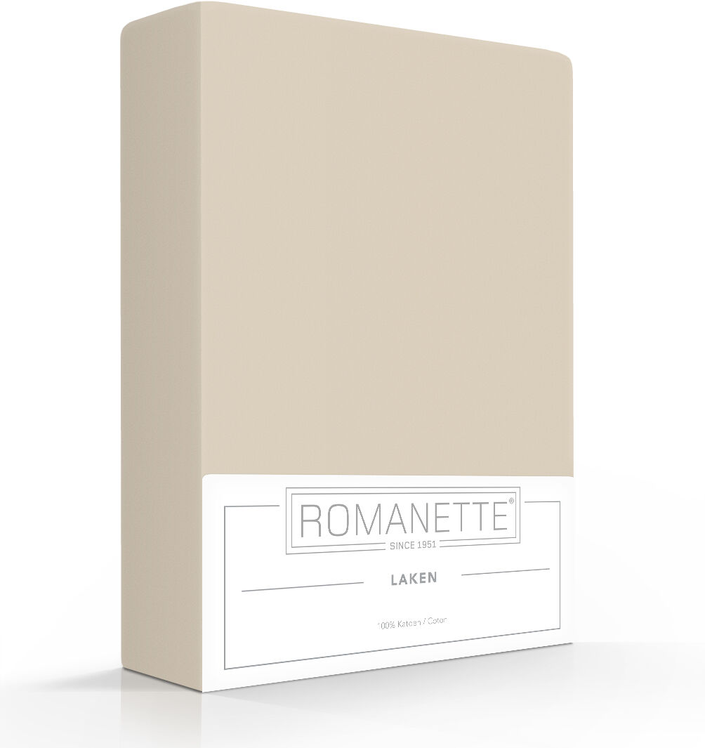 Romanette Basic Hoeslaken Camel - 200x220 cm