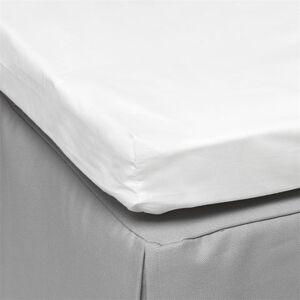 Mille Notti Pousada Percale Kuvertsytt Lakan Eko, Vit, 120x200