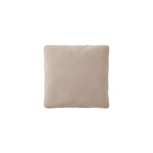 NO GA Brick Square Pillow - Shadow, Beige Cotton