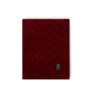 Lexington Quilted Organic Cotton Velvet sengeteppe 240 x 260 cm Red