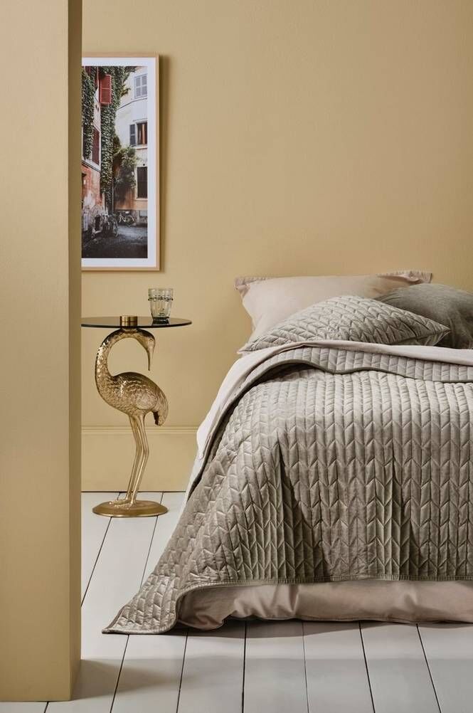 TILY sengeteppe - enkeltseng 180x260 cm  Grågrønn