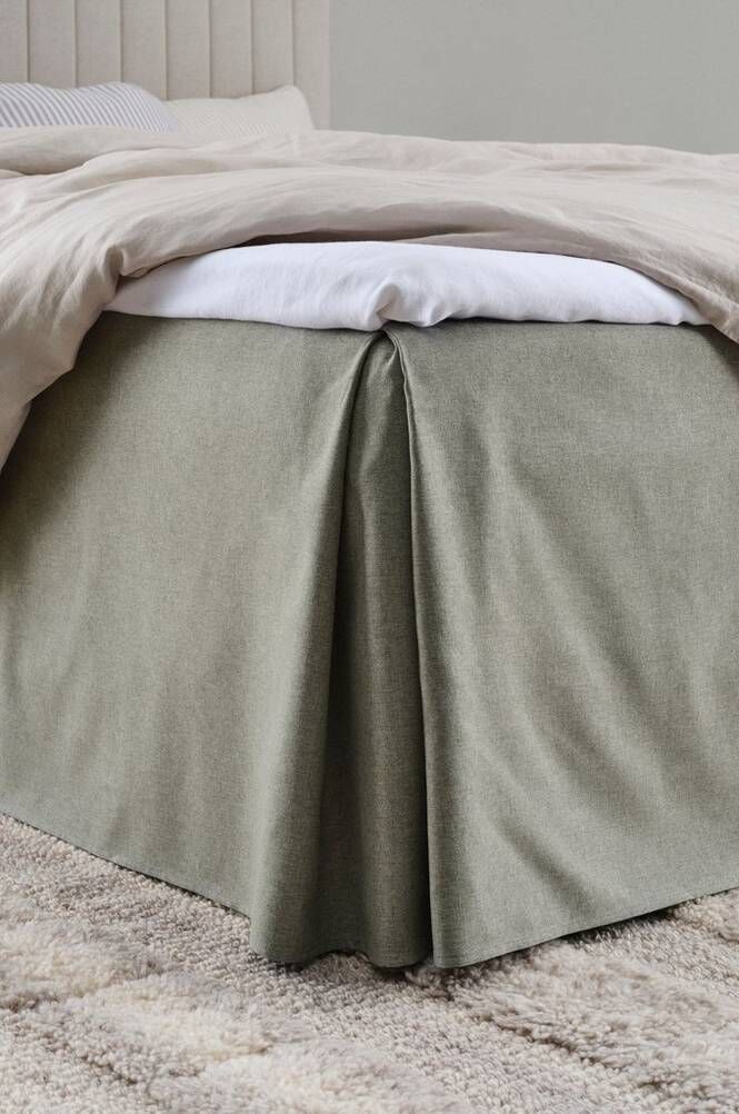 LINDEN sengekappe 60 cm Mørk grønn