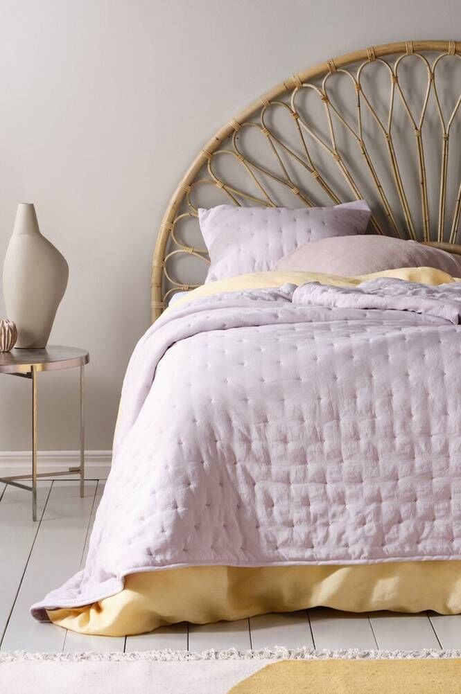 CALM sengeteppe - enkeltseng 150x250 cm Lys rosa