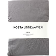 Kosta Linnewäfveri Satin Dra-på-laken 160x200 Grå