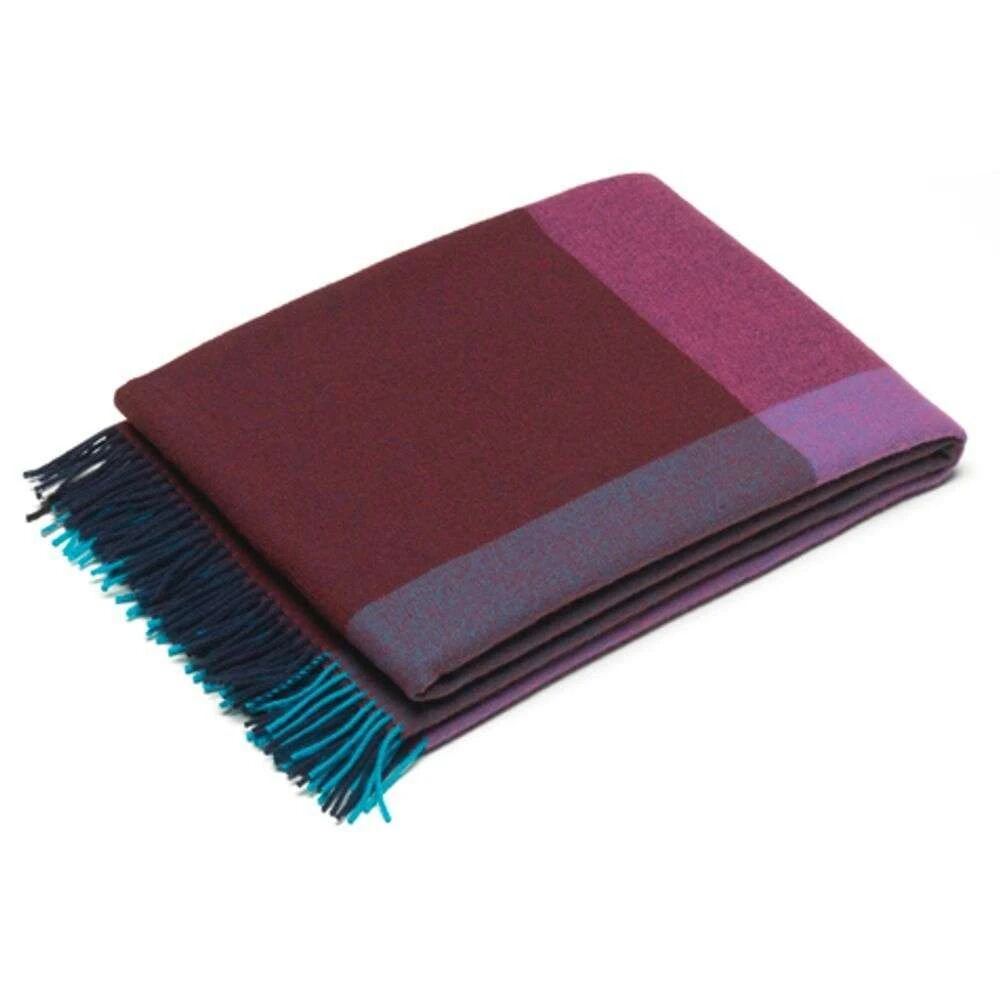 Vitra Colour Block Blankets Blue/Bordeaux - Vitra