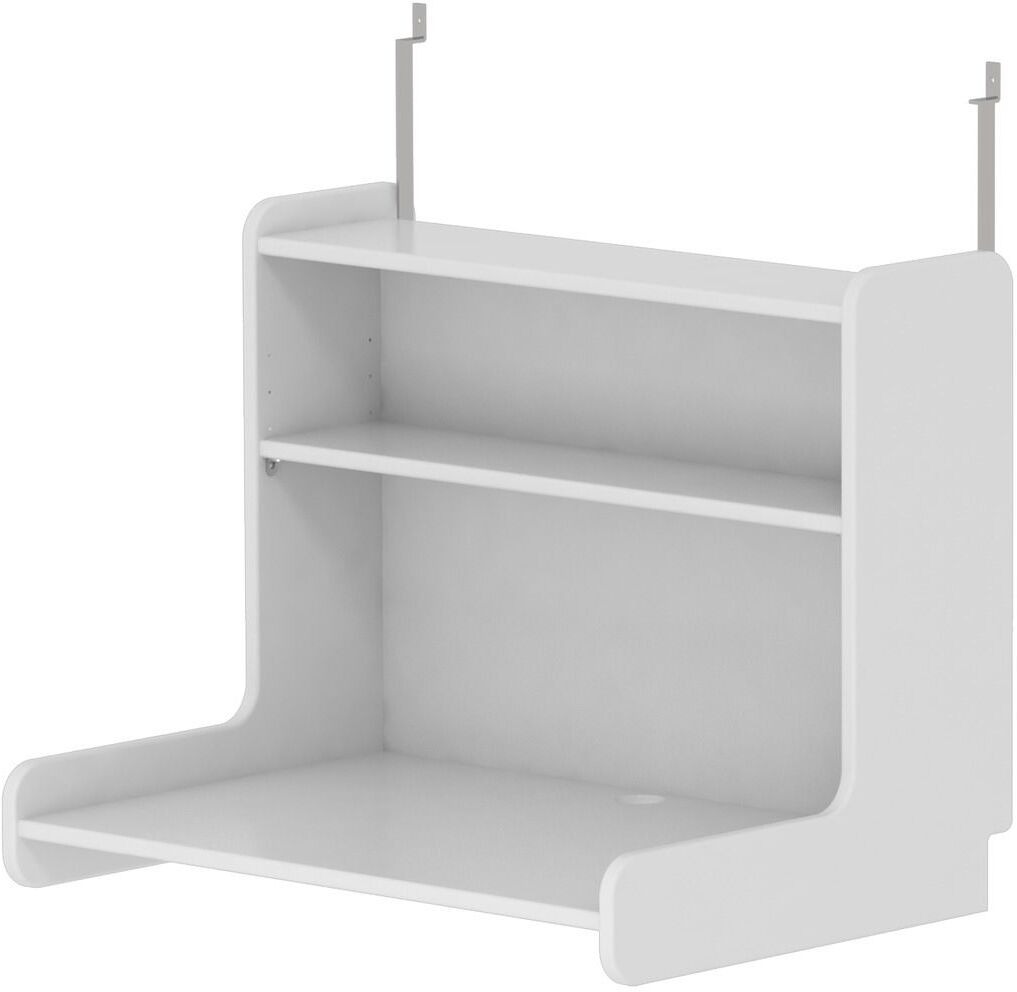 FLEXA Nor Clip on desk hvit. W:70 D:51 H:56 1 shelf   Unoliving