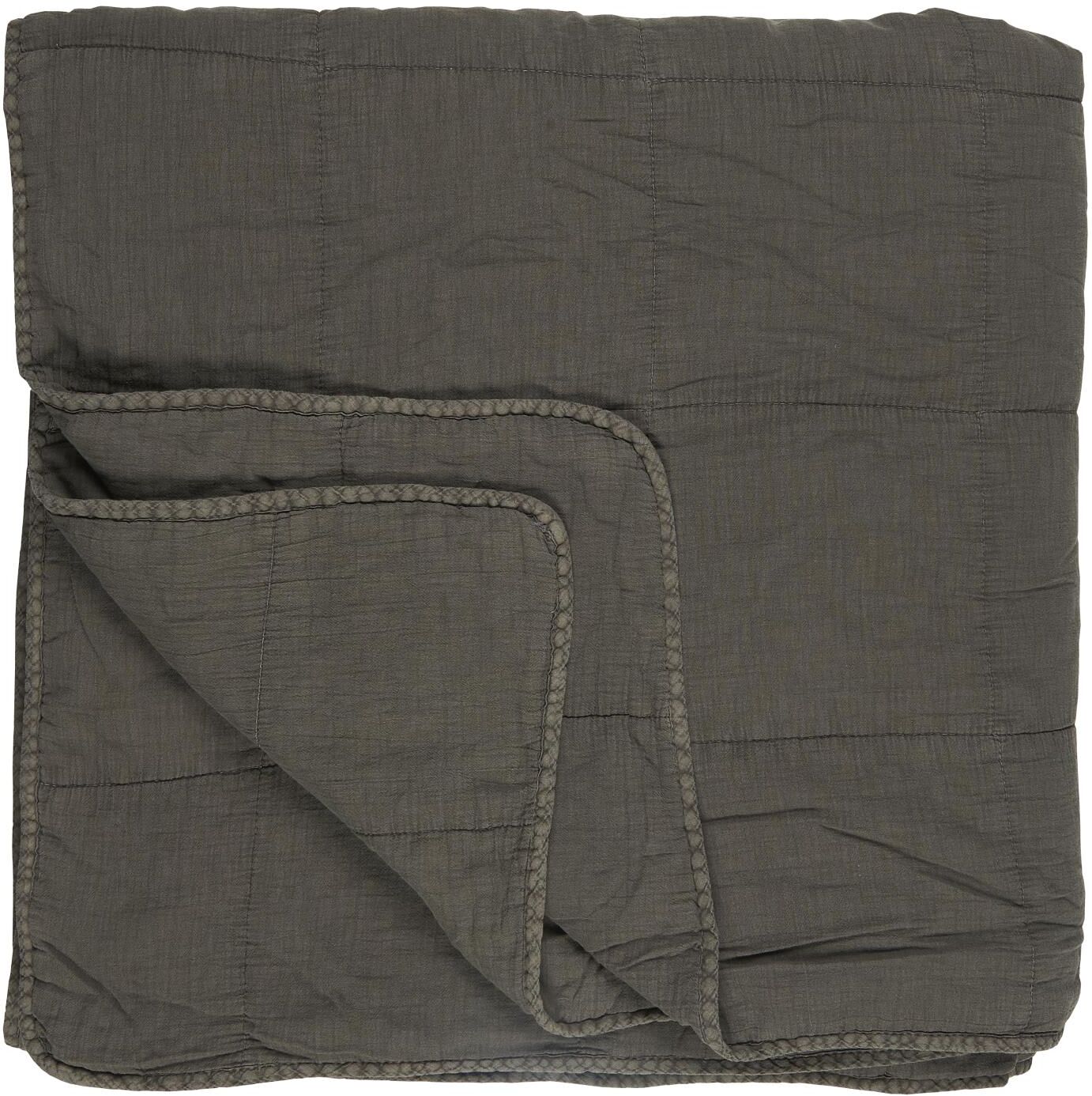 IB Laursen Sengeteppe Vintage Dobbeltseng - Thunder Grey 240x240 Cm