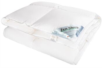 Zen Sleep Gåsedun King Size Dyne - Bæreevne Over 12 - Helårs Lun  - Zen Sleep 240x220 Cm