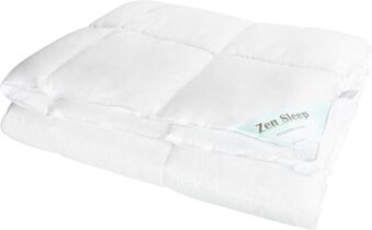 Borg Living Fiber Dobbeltdyne - Helårs Lun - Zen Sleep - 200x200cm - Microfiber-Dyne