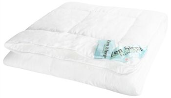 Zen Sleep Tung Dyne - Fiberdyne - 200x220cm - Allergivennlig 2-Lags Termodyne - Fuktabsorberende Med Mikrofibre