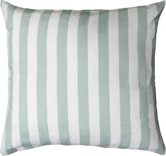 Borg Living Putetrekk - 100% Bomullssateng - Nordic Stripe Mint - Stripete Putetrekk - 60x63 Cm