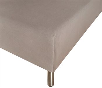 Borg Living Fasonglaken - 100% Bomulls Percale - Antrasitt - 180x200x40 Cm