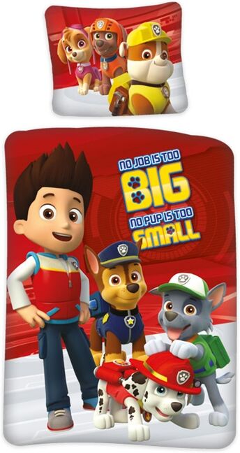 Borg Living Paw Patrol - Junior Sengetøy - Big & Small - 100x140 Cm