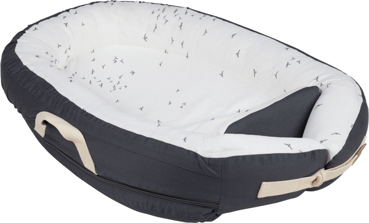 Voksi Babynest Premium, Dark Grey-Flying