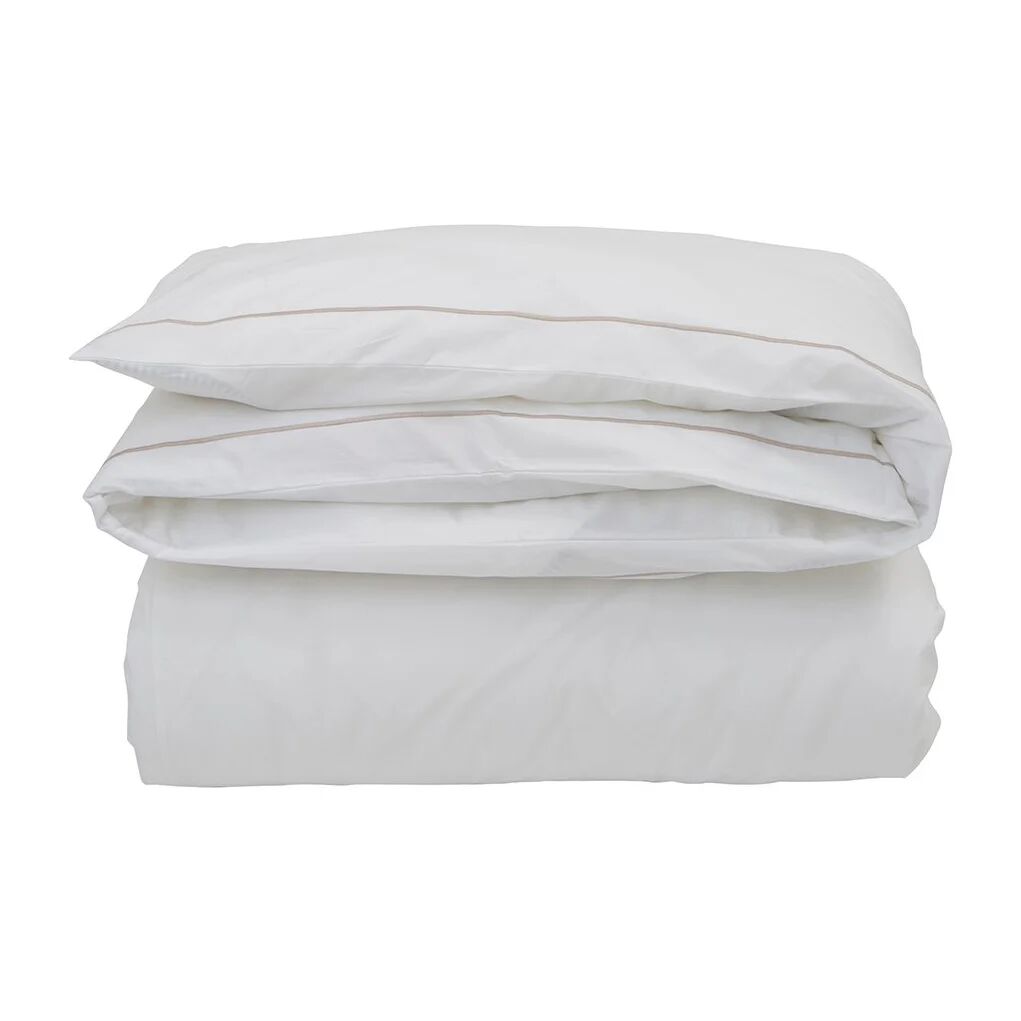 Lexington Hotel Percale dynetrekk 150 x 210 cm Hvit-lysbeige