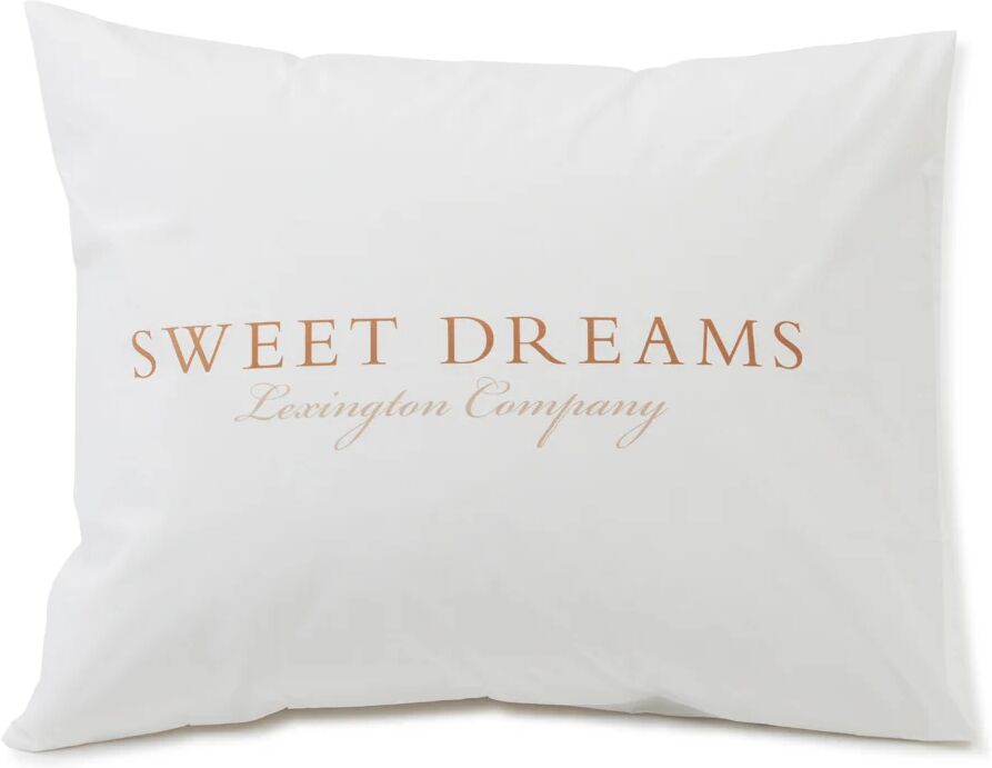 Lexington Printed Sweet Dreams Poplin putevar 50 x 60 cm White