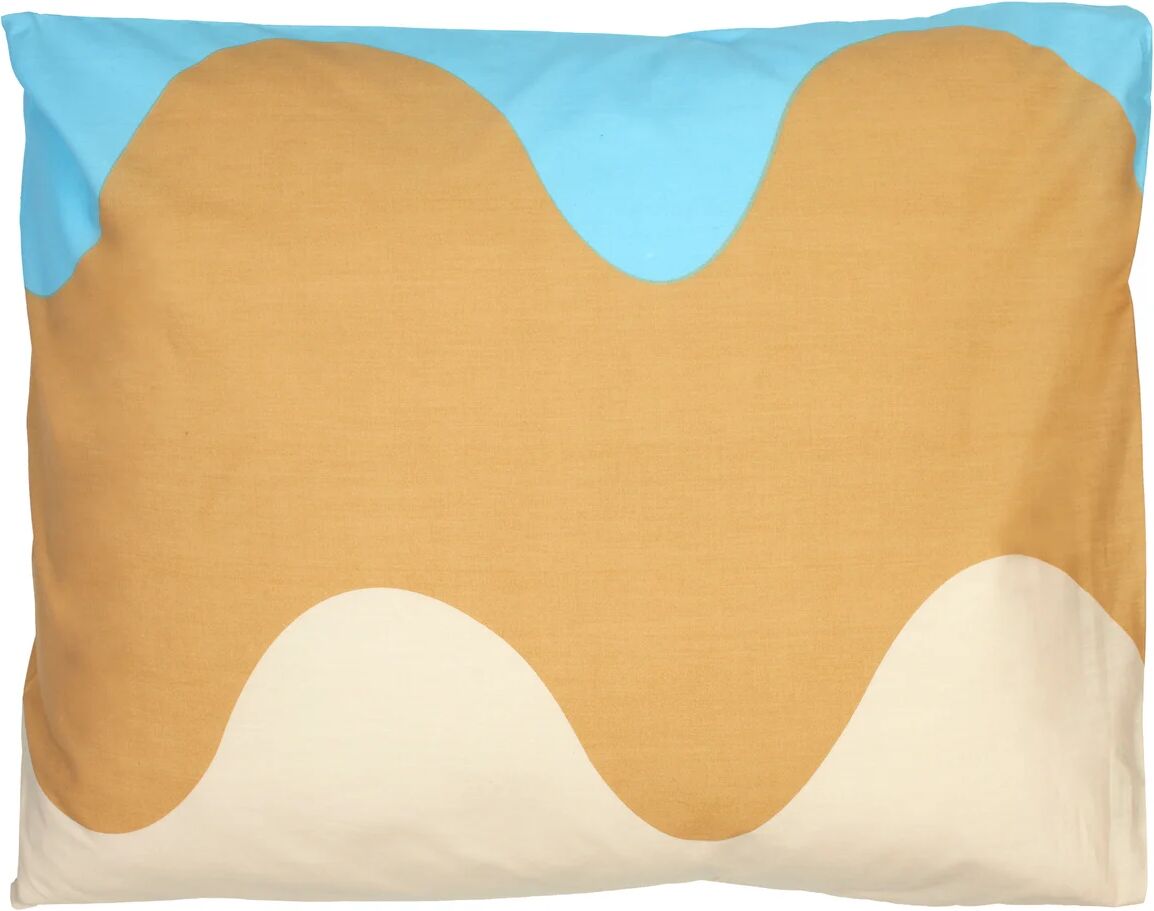 Marimekko Lokki putetrekk 50x60 cm Beige-blå