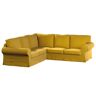 Dekoria Pokrowiec na sofę narożną Ektorp - żółty - Size: 240/136 x 82 x 73 cm