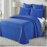 Cotton Artean Colcha Castro (Azul - Cama de 180 cm - Poliéster)