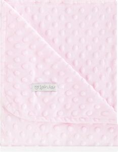 Pirulos Manta doble cara 110x140 Dots Rosa