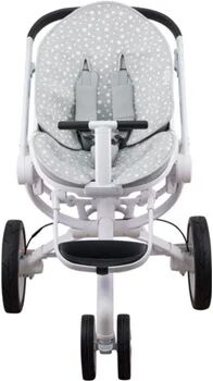 Janabebé Forra JANABEBE para Quinny Moodd Cam Cubo Stokke e Cybex Priam Deluxe White Star