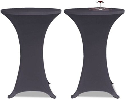 Vidaxl Toalha de Mesa Extensível (Antracite - 70 cm)