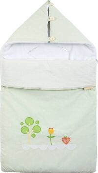 Rebelde Saco de Dormir Eco Dreams Verde (77x44)