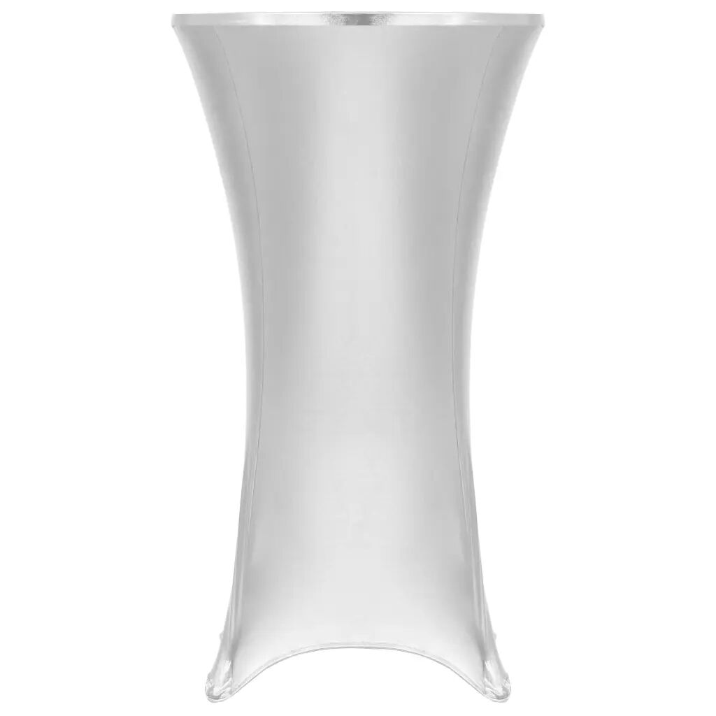 vidaXL Huse elastice de masă, 2 buc., argintiu, 60 cm