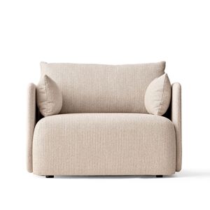 Audo Copenhagen - Offset 1 Seater - Textile Savanna 202 - Grå - Grå - Fåtöljer - Dun/textilmaterial/skum