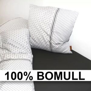 Lyxiga Kuvertlakan I 100% Bomull - 90 X 200 / 180 X 200 Cm (Storlek: 90x200 - Svart)