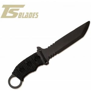 TS Blades Träningskniv - Night Shadow (Färg (Paracord): Svart)