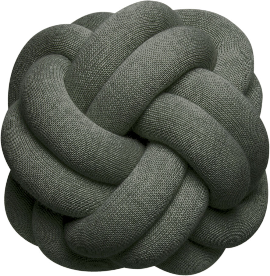 Design House Knot Kudde 30 cm Forest Green