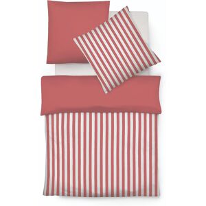 Fleuresse Bettwäsche Porto red Double - 2 Pillowcases (80 x 80 cm)