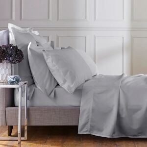 Bedeck of Belfast 1000TC Eqyptian Cotton Flat Sheet gray 280.0 H x 315.0 W cm