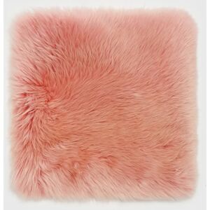 Fairmont Park Teton Sheepskin Scatter Cushion Cover pink 40.0 H x 40.0 W x 1.0 D cm