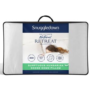 Snuggledown Sumptuous Hungarian Soft Support Front Sleeper Pillow white 48.0 H x 74.0 W cm