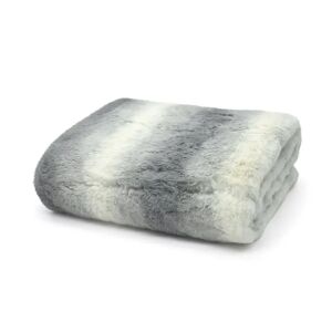 Fairmont Park Bulmer Super Soft Faux Animal Touch Snug Blanket Throw gray 33.0 H x 20.0 W cm