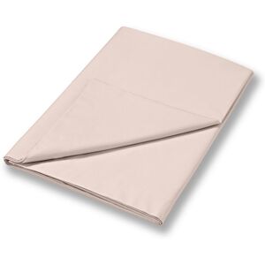 100% Cotton Sateen 400 Thread Count Flat Sheet, Oyster, King - Bianca