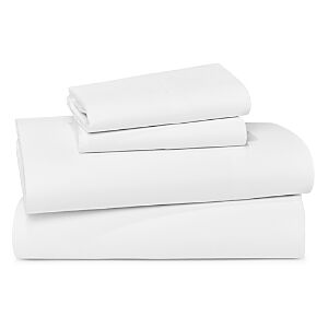 Sky 500TC Sateen Wrinkle-Resistant Extra Deep Sheet Set, Queen - 100% Exclusive  - White