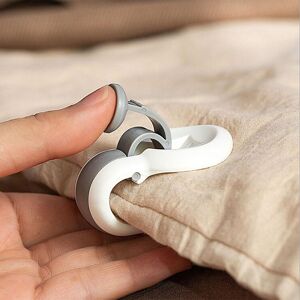 SEEQS 6 Pcs/set Non-slip Quilt Clips Plastic Blankets Fastener Clip Bed Cover Duvet Sheet Fixer Homeware Creative Quilt Clip