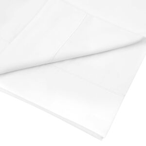 John Lewis Soft & Silky Egyptian Cotton 800 Thread Count Flat Sheet - White - Unisex - Size: Double